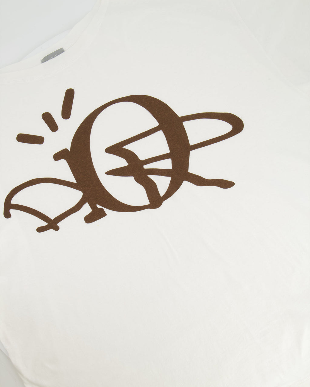 Christian Dior x Cactus Jack Menswear White T-Shirt with Brown Dior Logo Size XXL (UK 44)