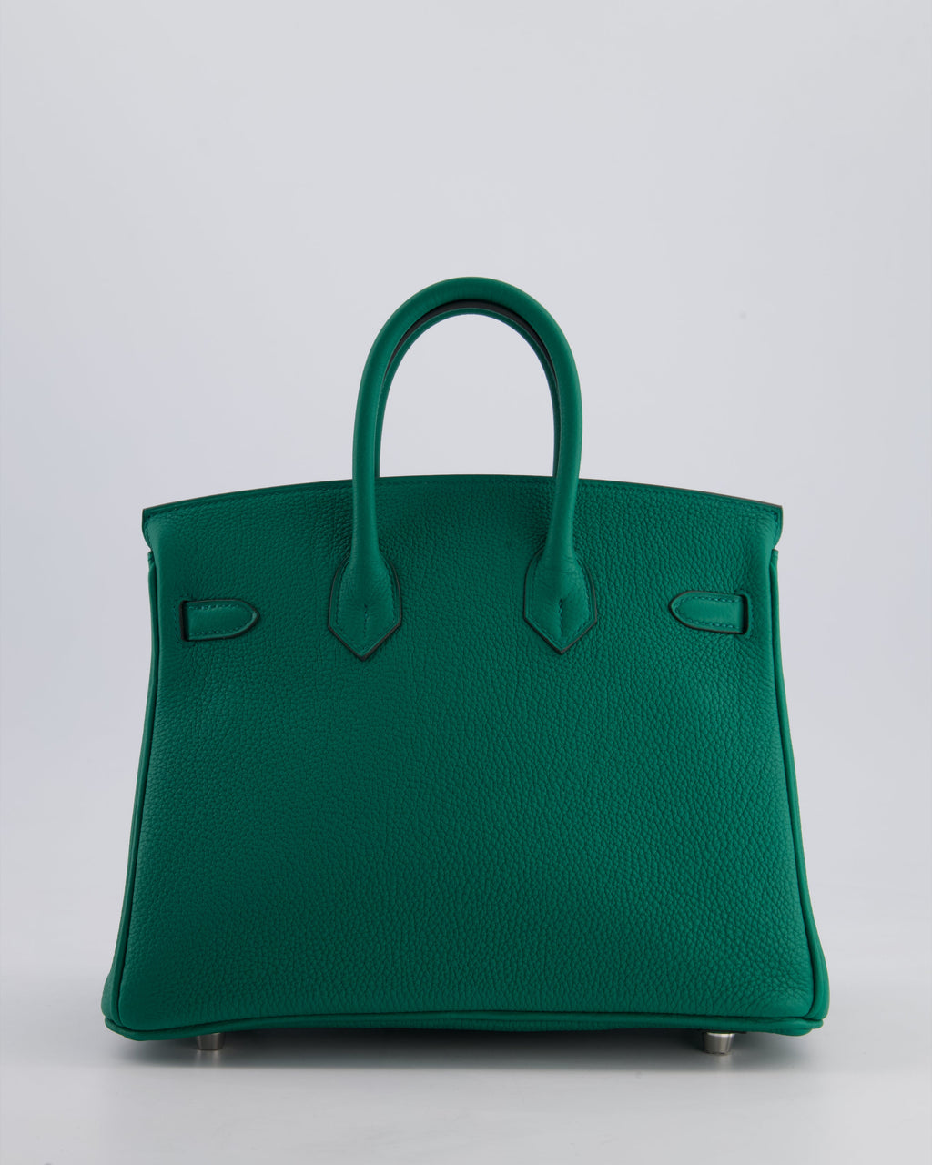 Hermès Birkin 25 Retourne Bag in Vert Vertigo Togo Leather with Palladium Hardware