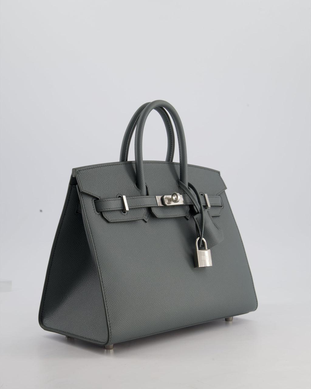 Hermès Birkin 25 Sellier Bag in Vert Amande Epsom Leather with Palladium Hardware