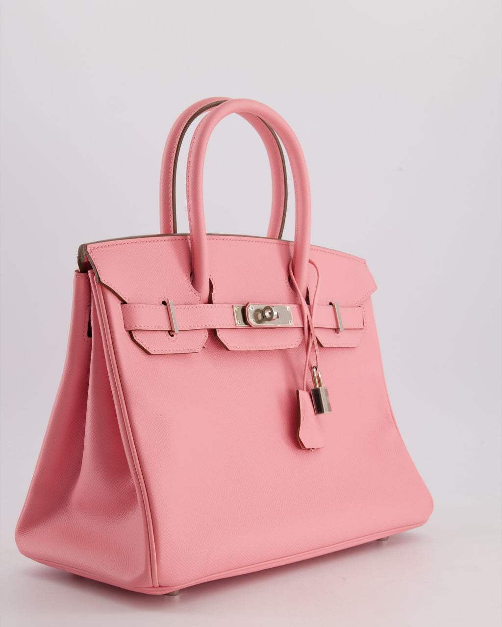 Hermès Birkin 30 Retourne Bag in Rose Confetti Epsom Leather with Palladium Hardware