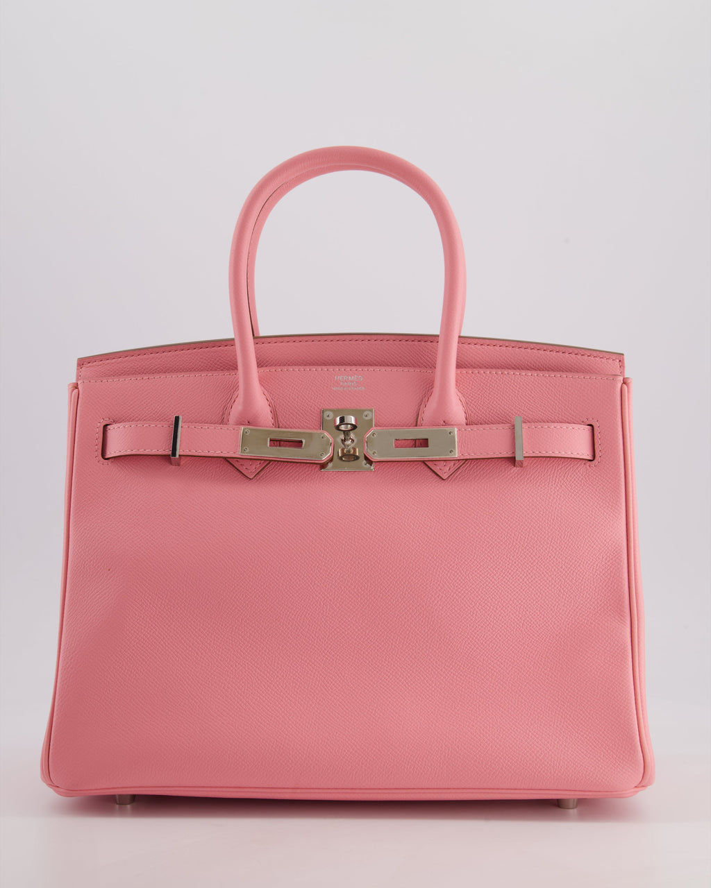 Hermès Birkin 30 Retourne Bag in Rose Confetti Epsom Leather with Palladium Hardware