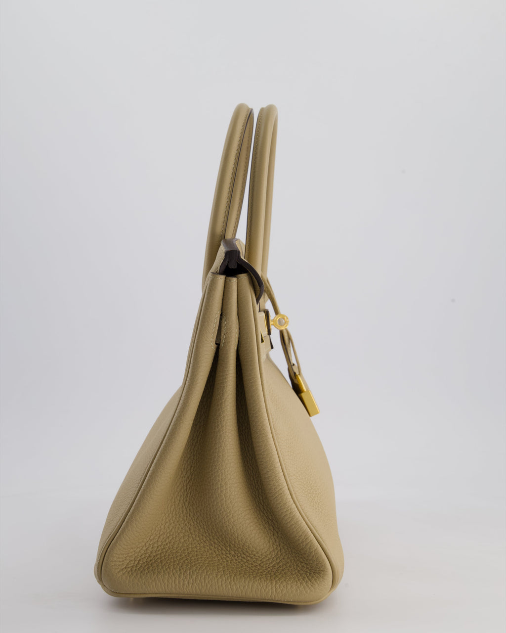 Hermès Birkin 30 Retourne Bag in Trench Togo Leather with Gold Hardware
