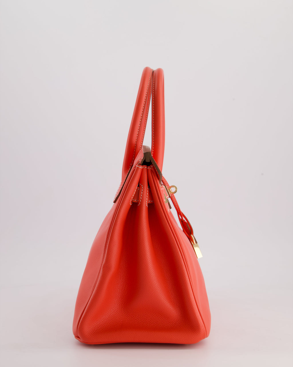 *HOT* Hermès Candy Birkin 30 Retourne Verso Bag in Rose Jaipur Epsom Leather, Gold Chèvre Interior with Permabrass Hardware