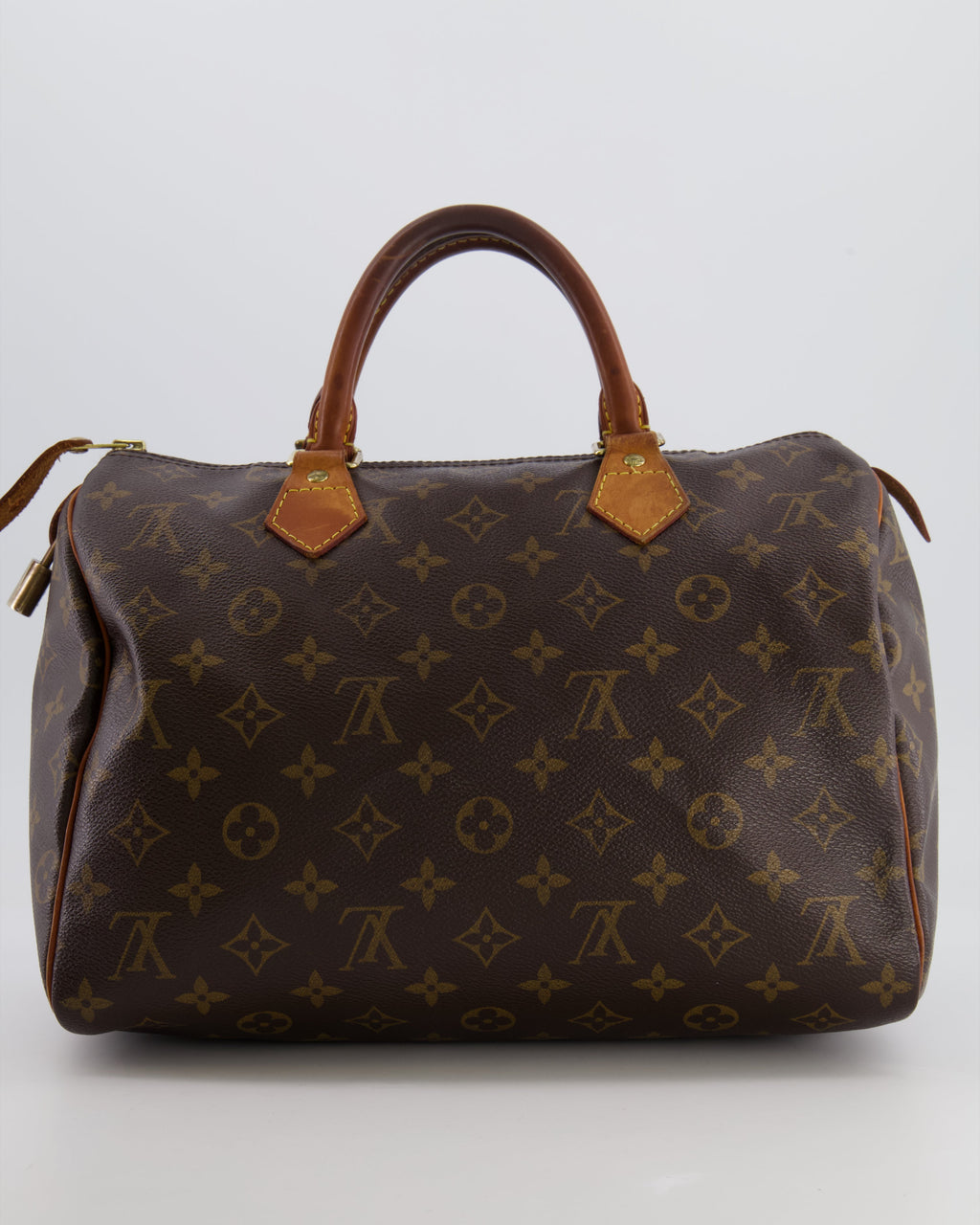 Louis Vuitton Brown Monogram Canvas Speedy 30 Bag with Gold Hardware RRP £1,490