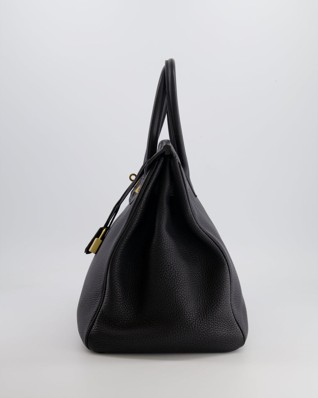 Hermès Birkin 35 Retourne Bag in Black Togo Leather with Gold Hardware