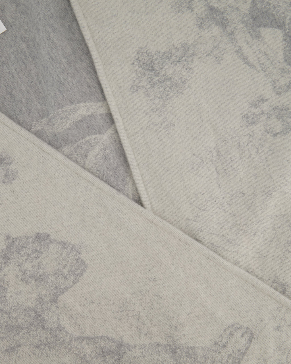 Christian Dior White &  Grey Toile de Jouy Cape One Size