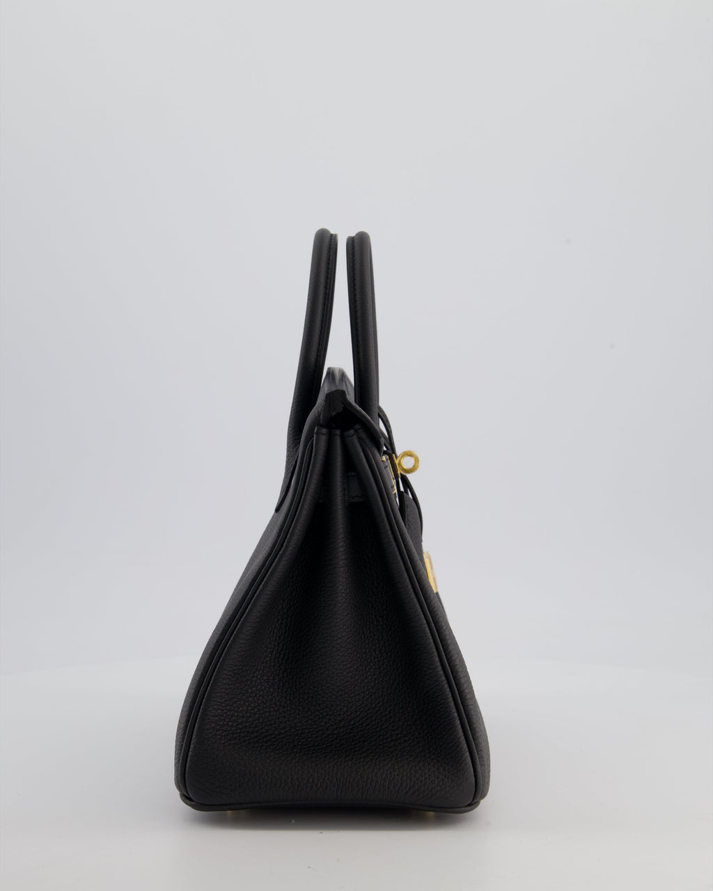 *HOT* Hermès Birkin 25 Retourne Bag in Plomb Togo Leather with Gold Hardware