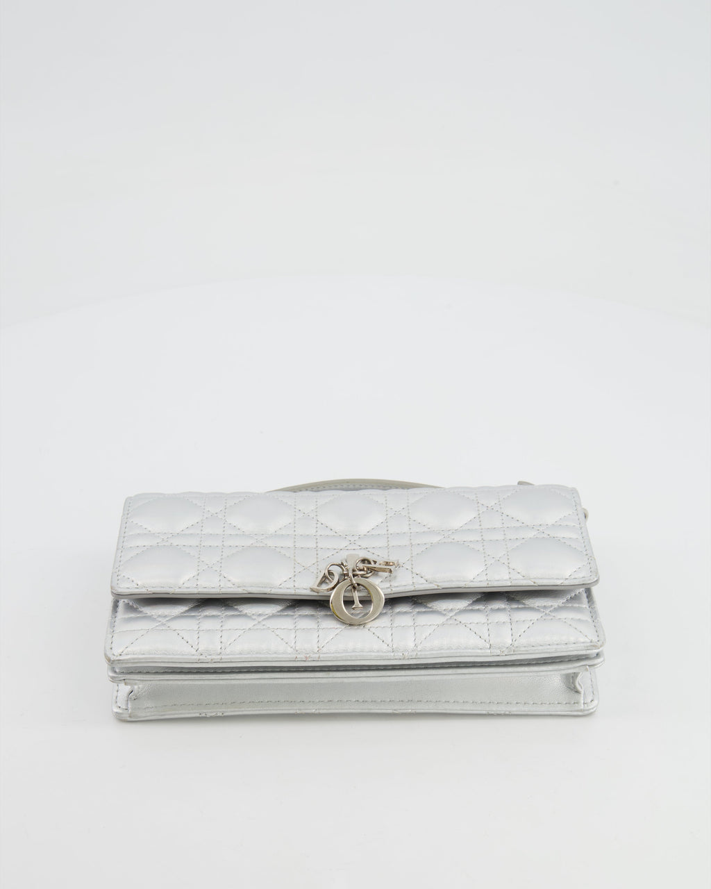 Christian Dior Silver Iridescent My Dior Mini Bag with Silver Hardware