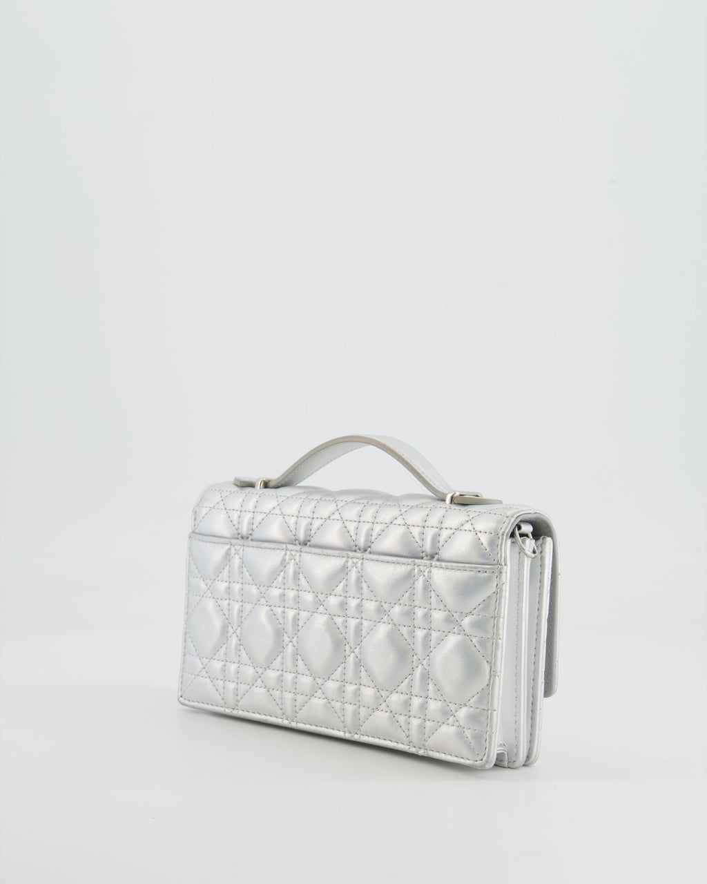 Christian Dior Silver Iridescent My Dior Mini Bag with Silver Hardware