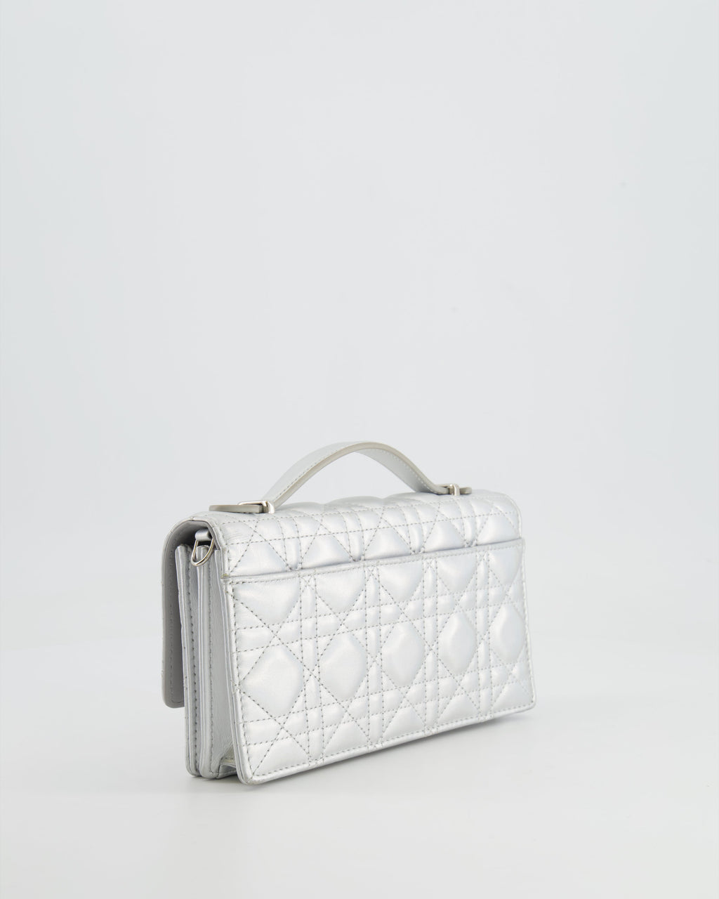 Christian Dior Silver Iridescent My Dior Mini Bag with Silver Hardware