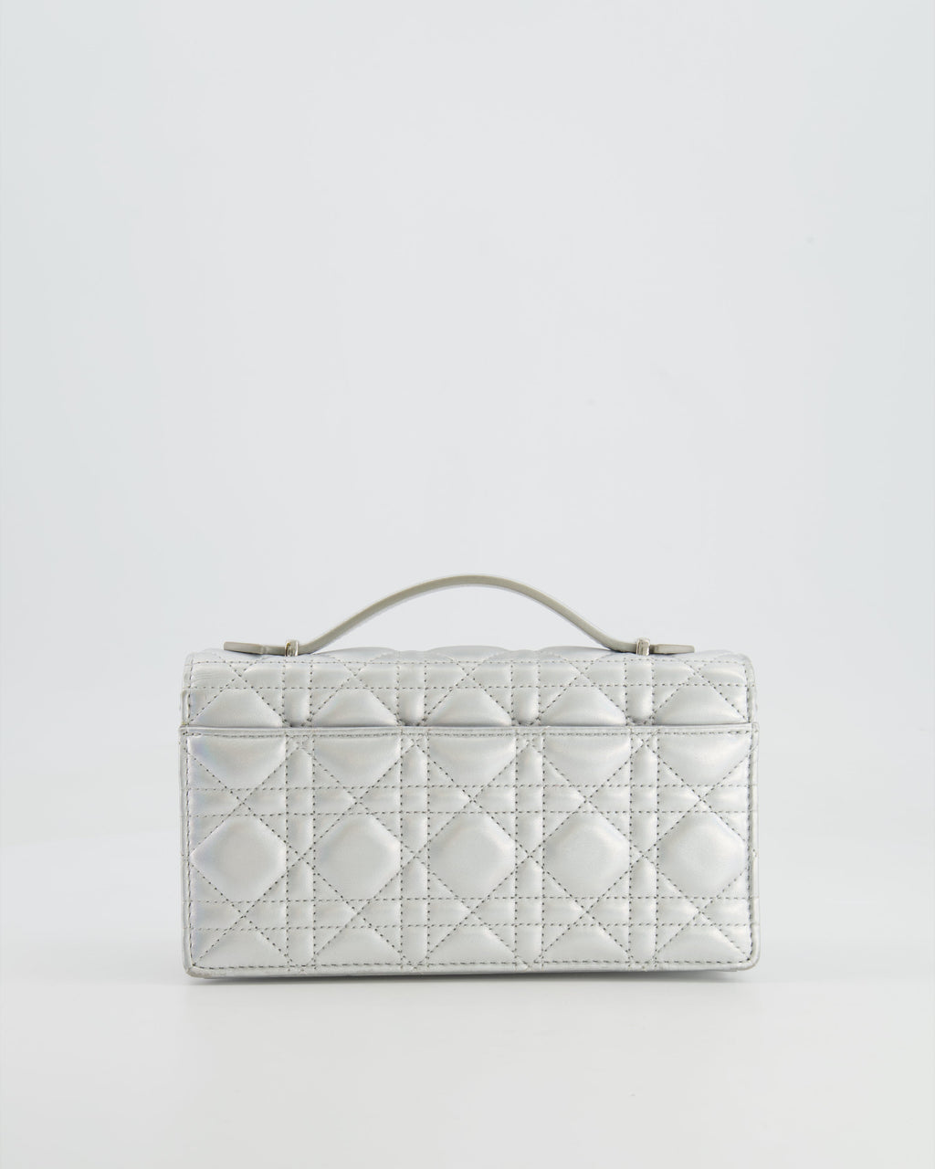 Christian Dior Silver Iridescent My Dior Mini Bag with Silver Hardware