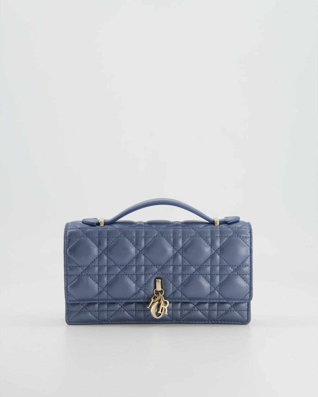 Christian Dior Blue Iridescent My Dior Mini Bag with Champagne Gold Hardware