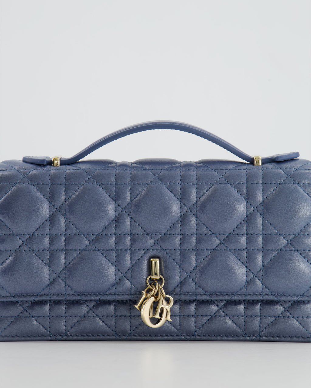 Christian Dior Blue Iridescent My Dior Mini Bag with Champagne Gold Hardware