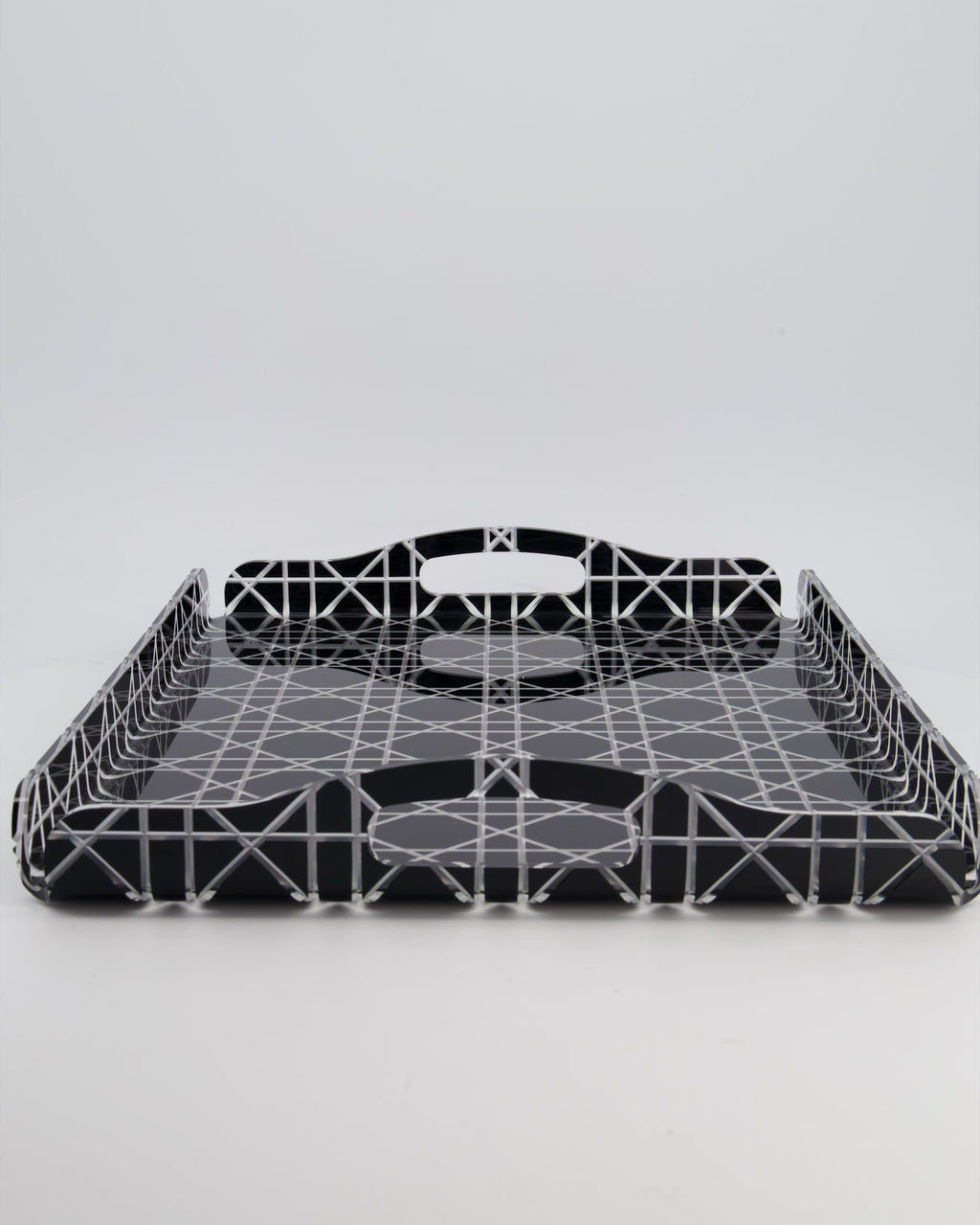 Christian Dior Black Cannage Perspex Tray RRP £420