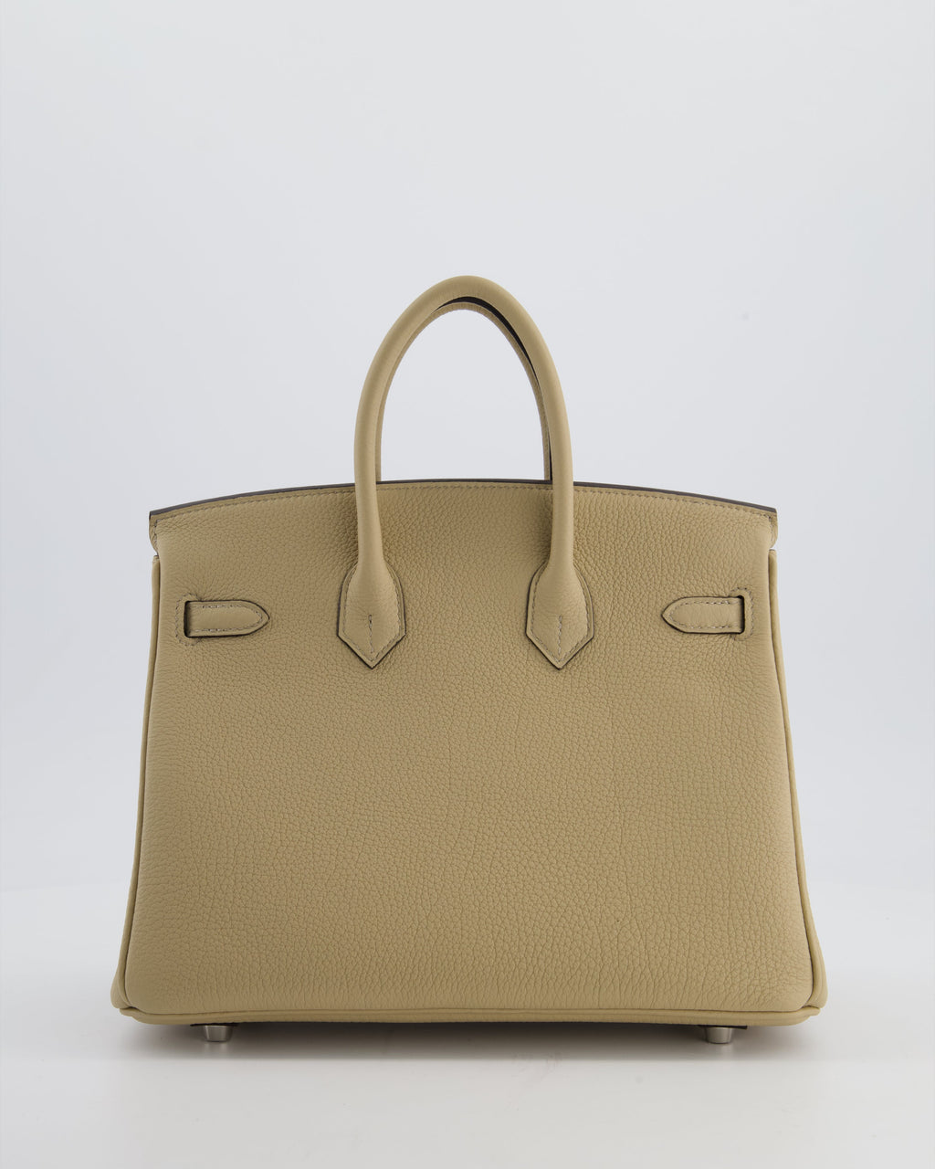 *RARE* Hermès Birkin 25 Retourne Bag in Trench Togo Leather with Palladium Hardware