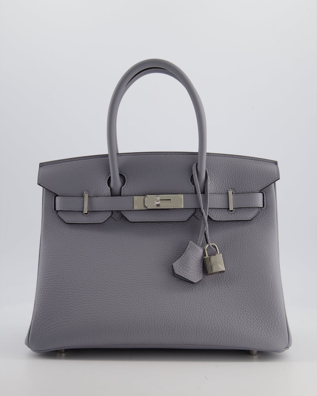*NEW COLOUR* Hermès Birkin 30 Retourne Bag in Gris Pantin Togo Leather with Palladium Hardware