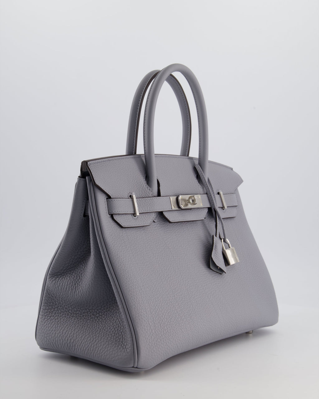 *NEW COLOUR* Hermès Birkin 30 Retourne Bag in Gris Pantin Togo Leather with Palladium Hardware
