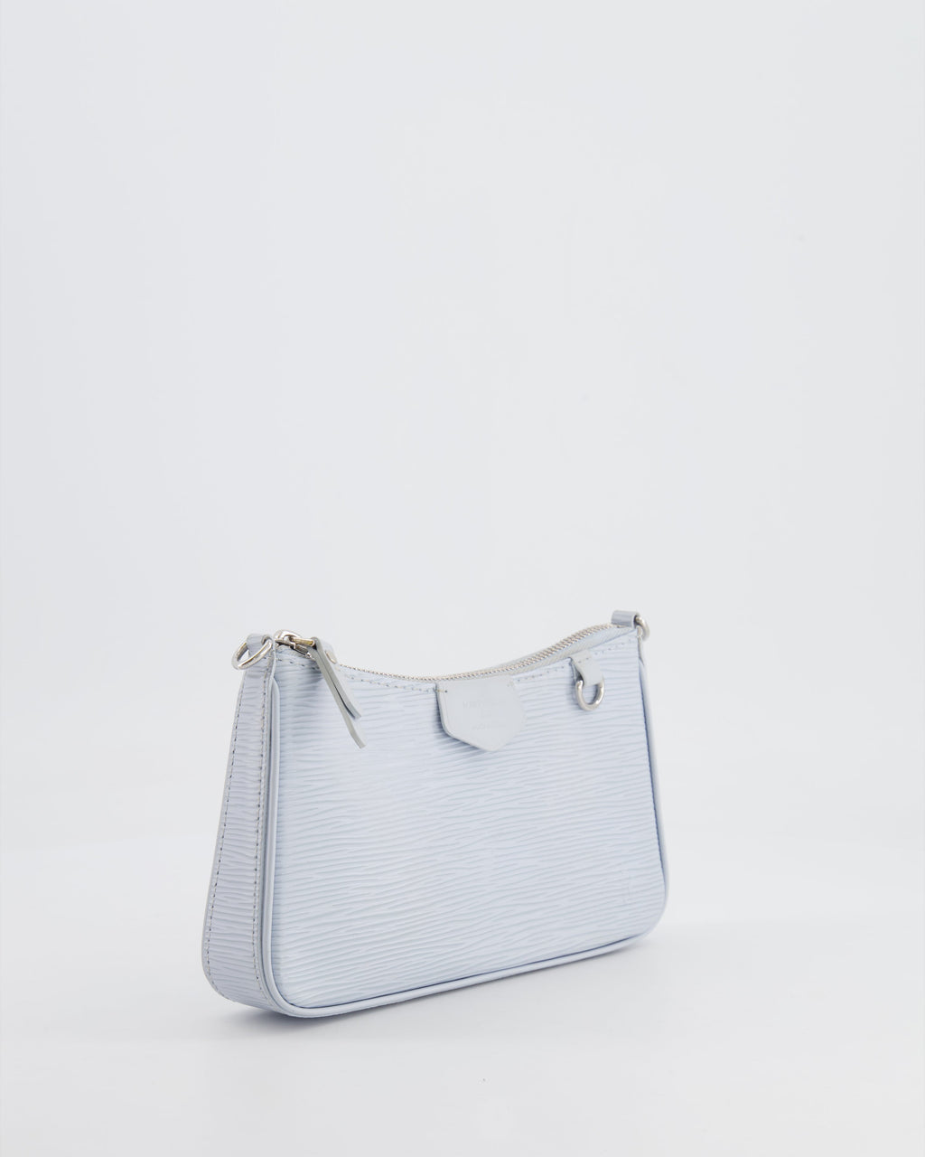 Louis Vuitton Baby Blue Easy Pouch on Strap Bag in Epi Leather with Silver Hardware RRP £1,650