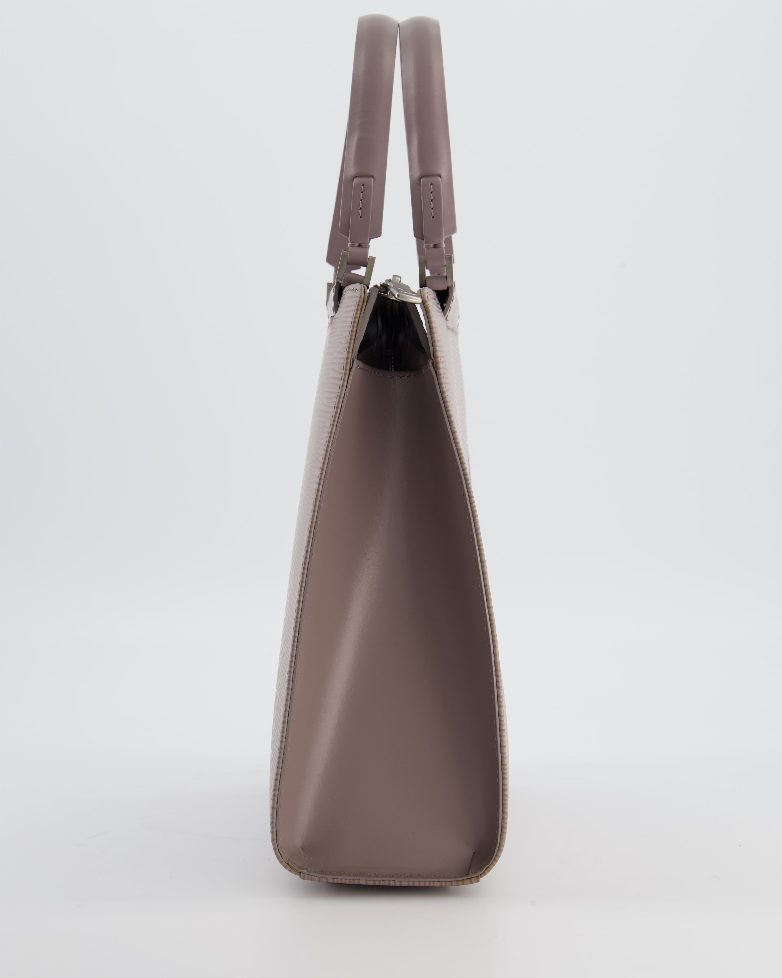 Louis Vuitton Lilac Grey Figari PM Bag in Epi Leather with Silver Hardware