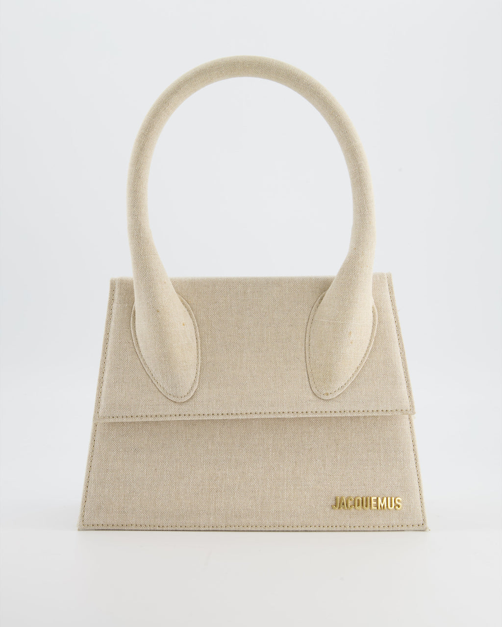 Jacquemus Beige "Le Chiquito" Large Canvas Bag
