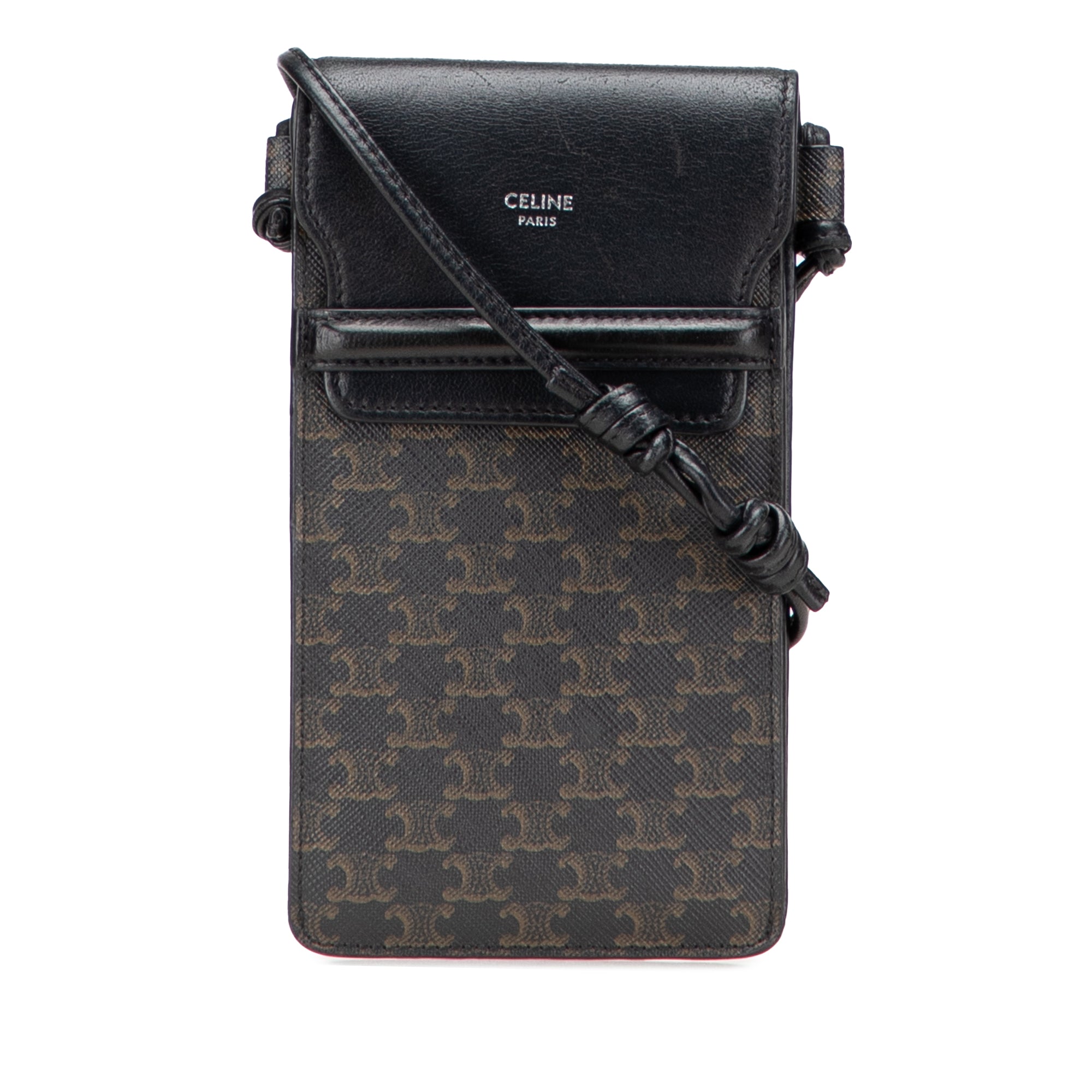 Messenger Bag Triomphe Coated Canvas Medium