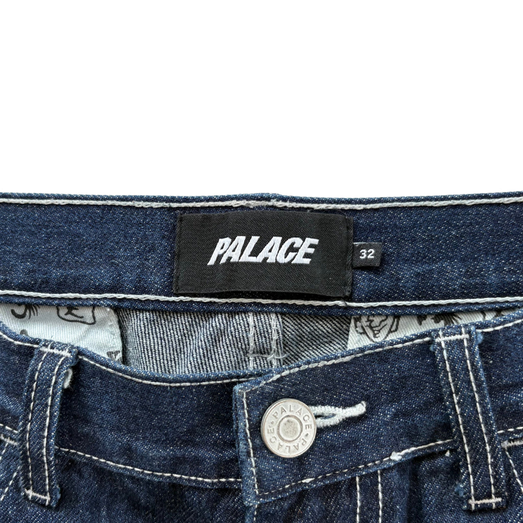 Palace 'SS21 Drawcord Pocket' Denim Cargo Shorts - Men's 32