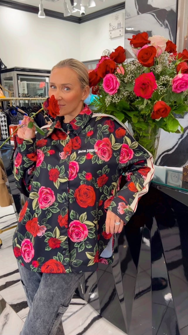 PALM ANGELS FLORAL BLOUSE