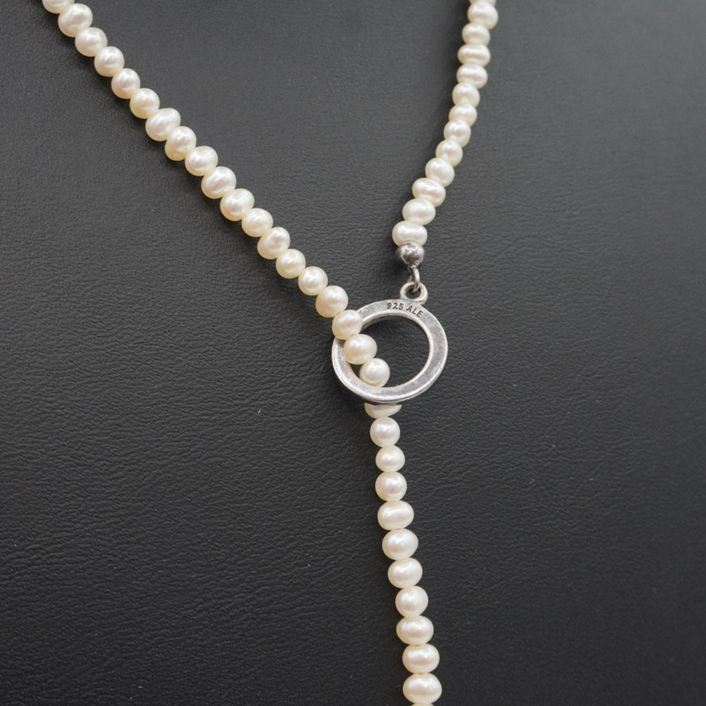 Pandora 'Woven Splendour' Pearl Necklace