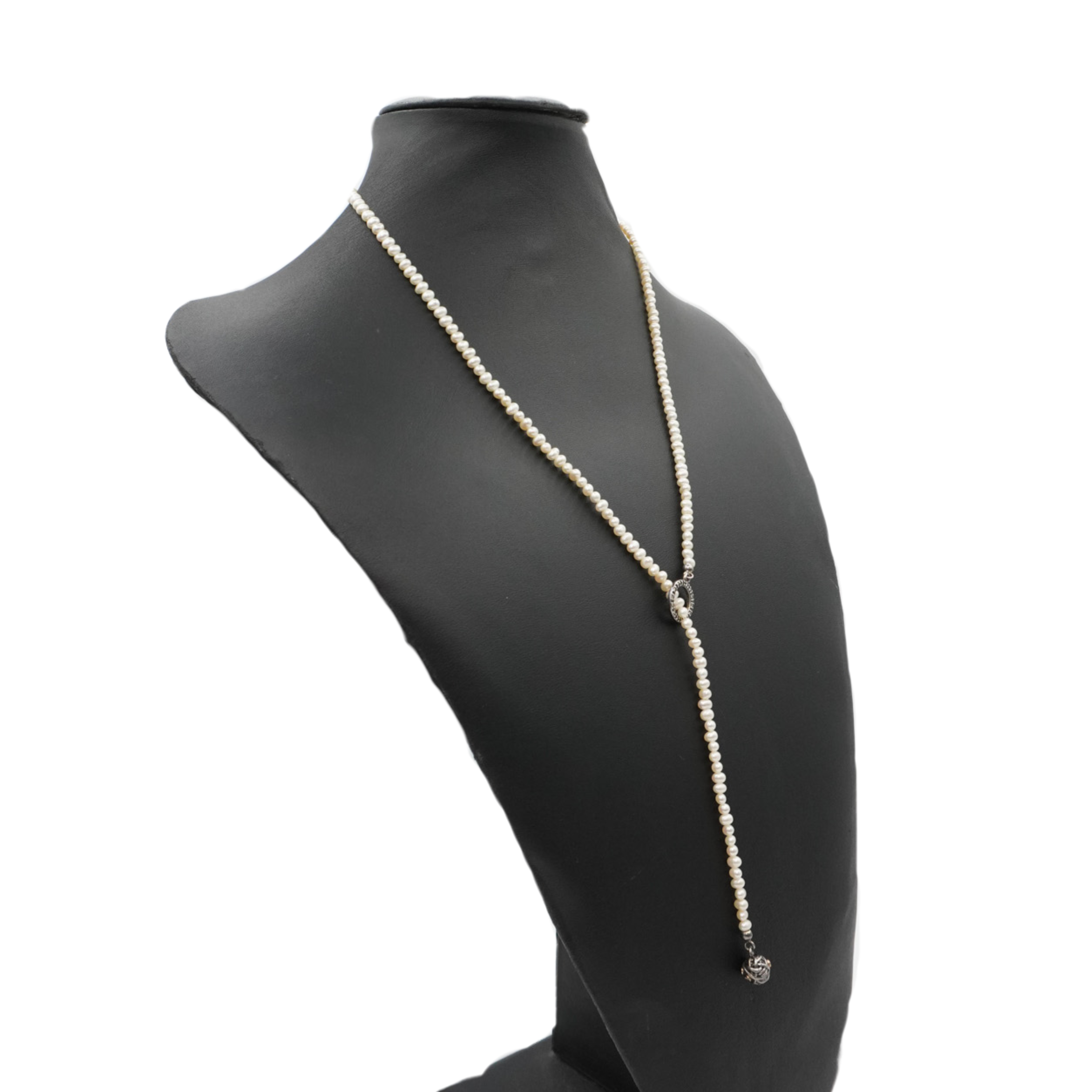 Pandora 'Woven Splendour' Pearl Necklace