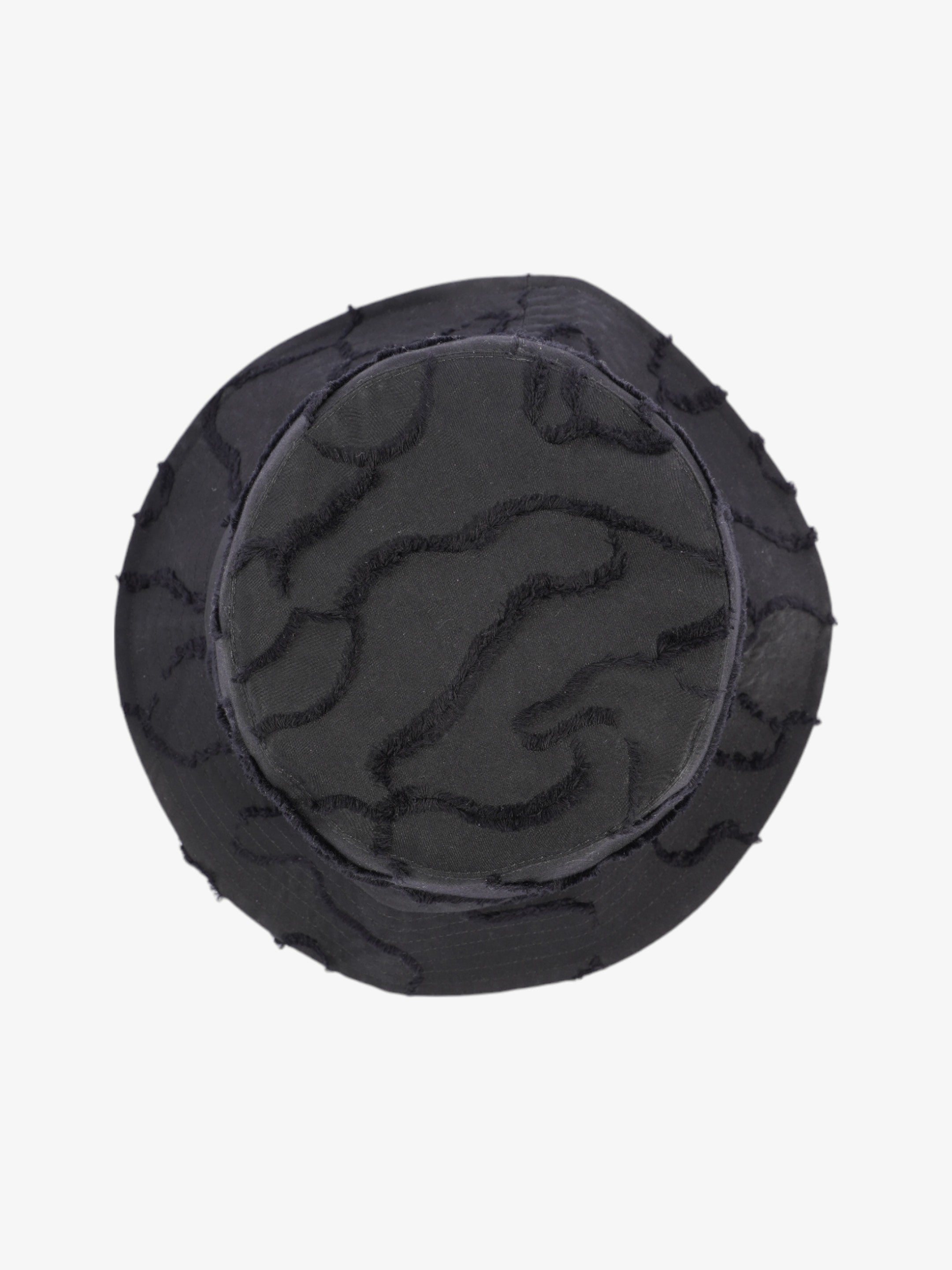 Christian Dior Camouflage Logo Bucket Hat Black Polyester 58