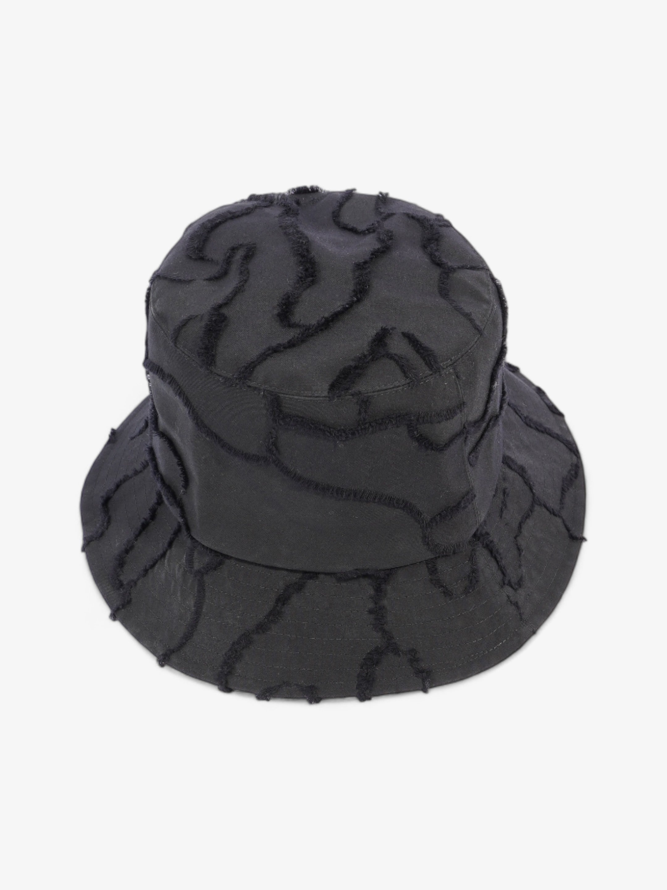 Christian Dior Camouflage Logo Bucket Hat Black Polyester 58
