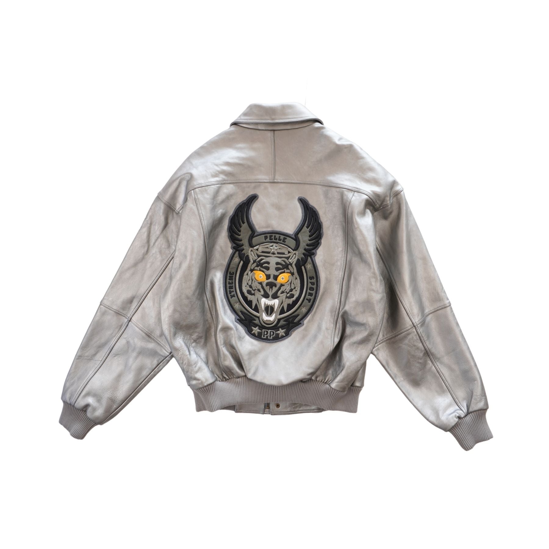 Pelle Pelle Leather Bomber Jacket - Men's 44