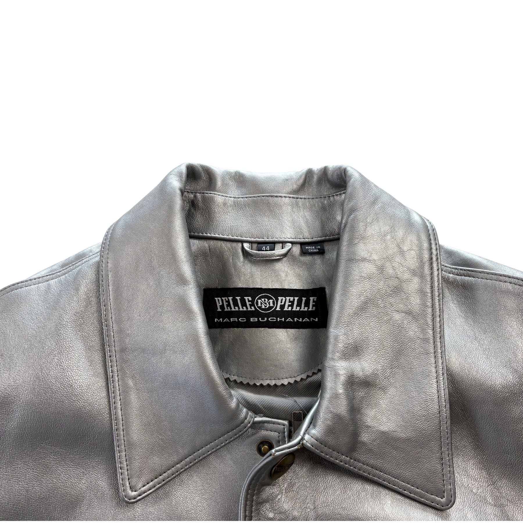 Pelle Pelle Leather Bomber Jacket - Men's 44
