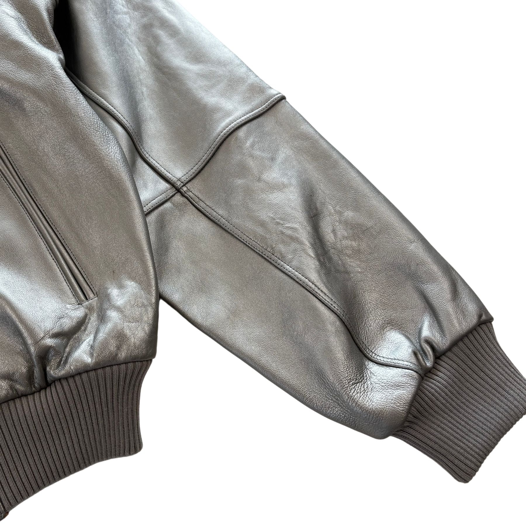 Pelle Pelle Leather Bomber Jacket - Men's 44
