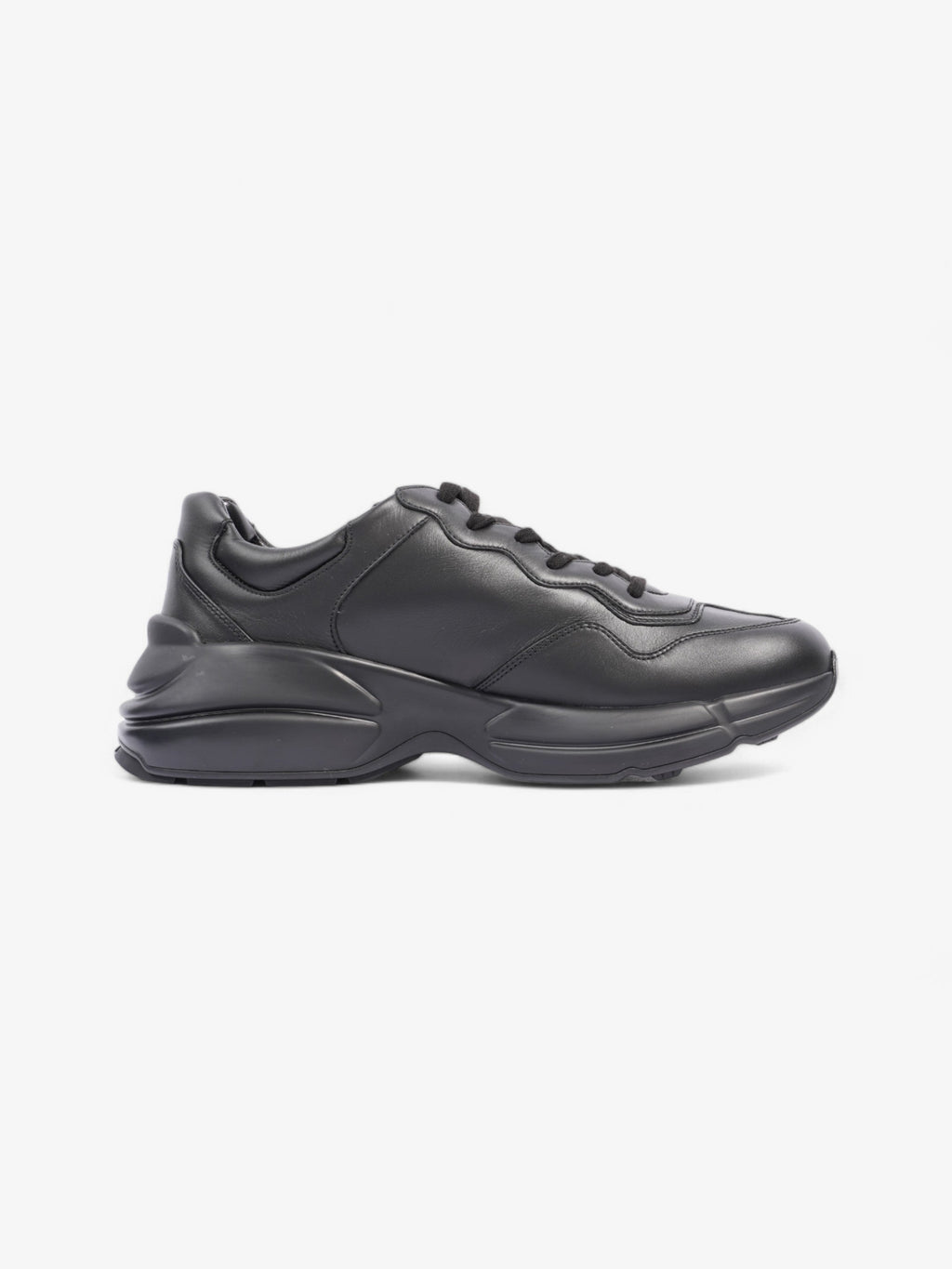 Gucci Rython Sneakers Black / White Leather EU 43 UK 9