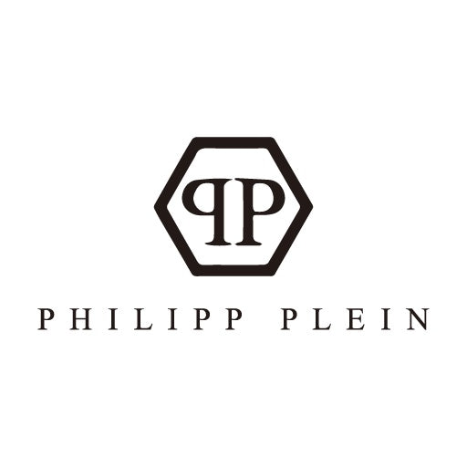 PHILIPP PLEIN STRASS HEXAGON LOGO T-SHIRT