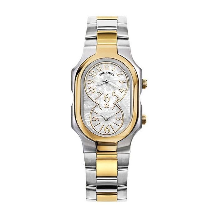 PHILIP STEIN SIGNATURE SMALL LADIES TWO TONE WATCH