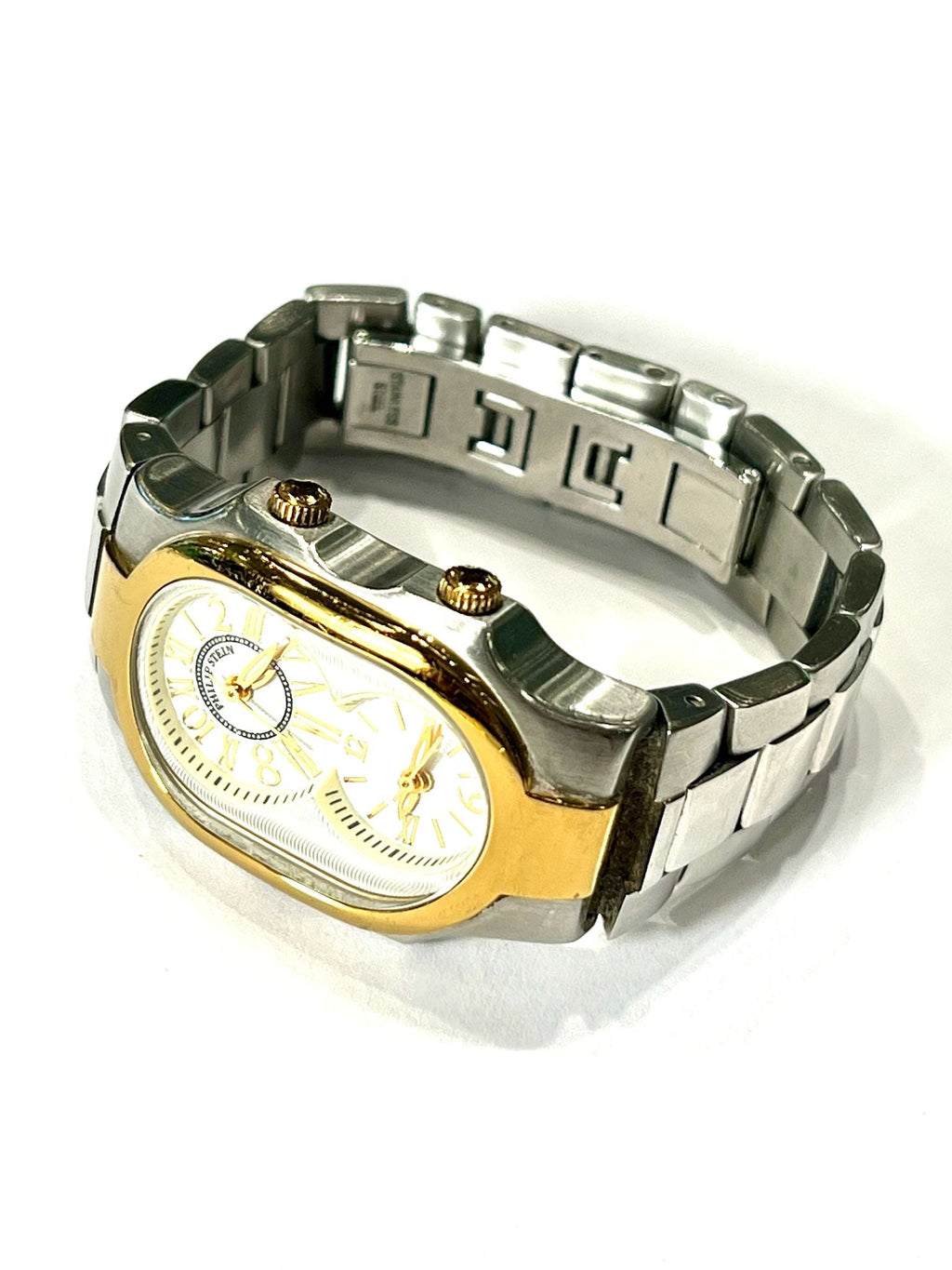 PHILIP STEIN SIGNATURE SMALL LADIES TWO TONE WATCH