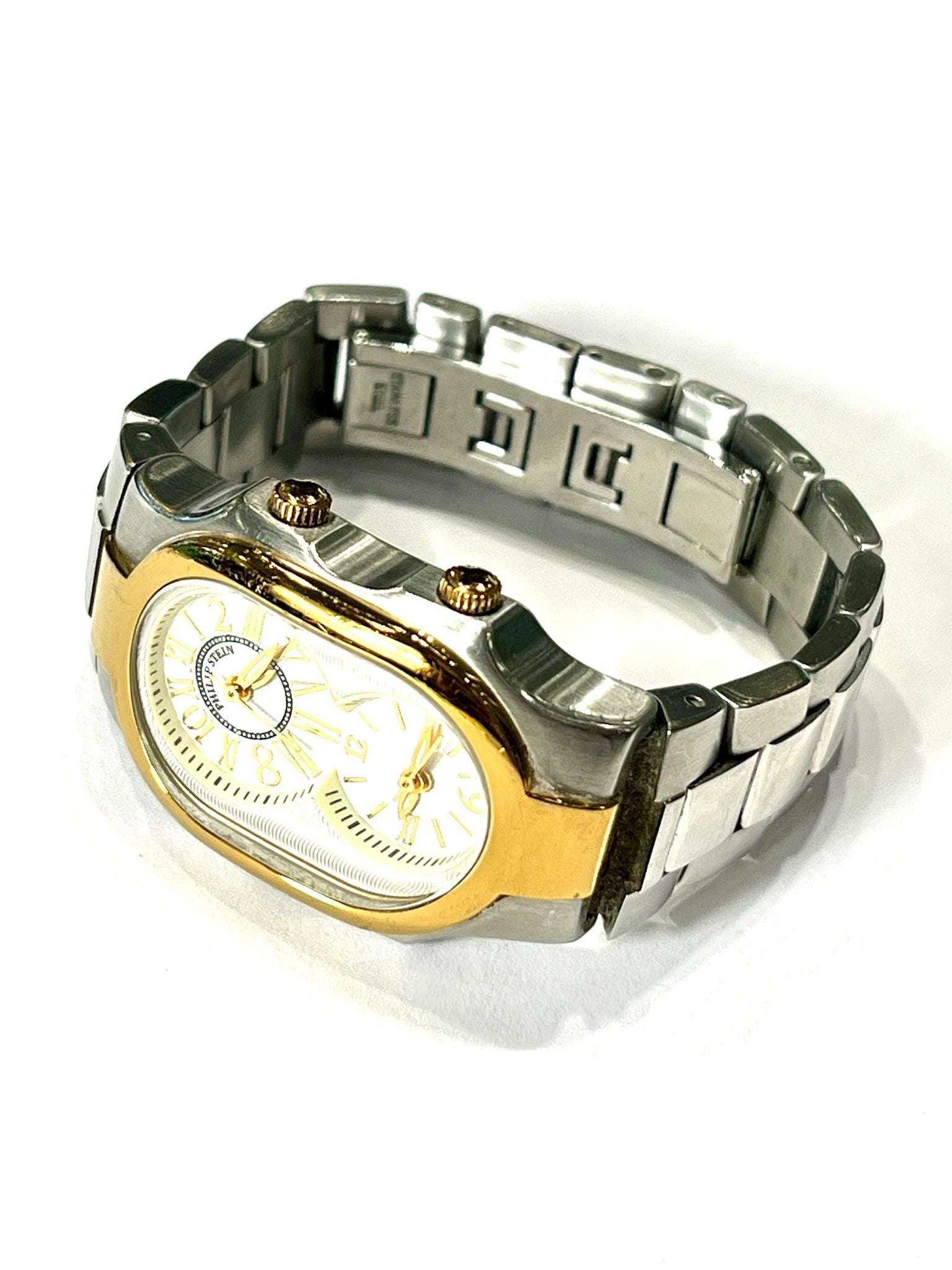PHILIP STEIN SIGNATURE SMALL LADIES TWO TONE WATCH