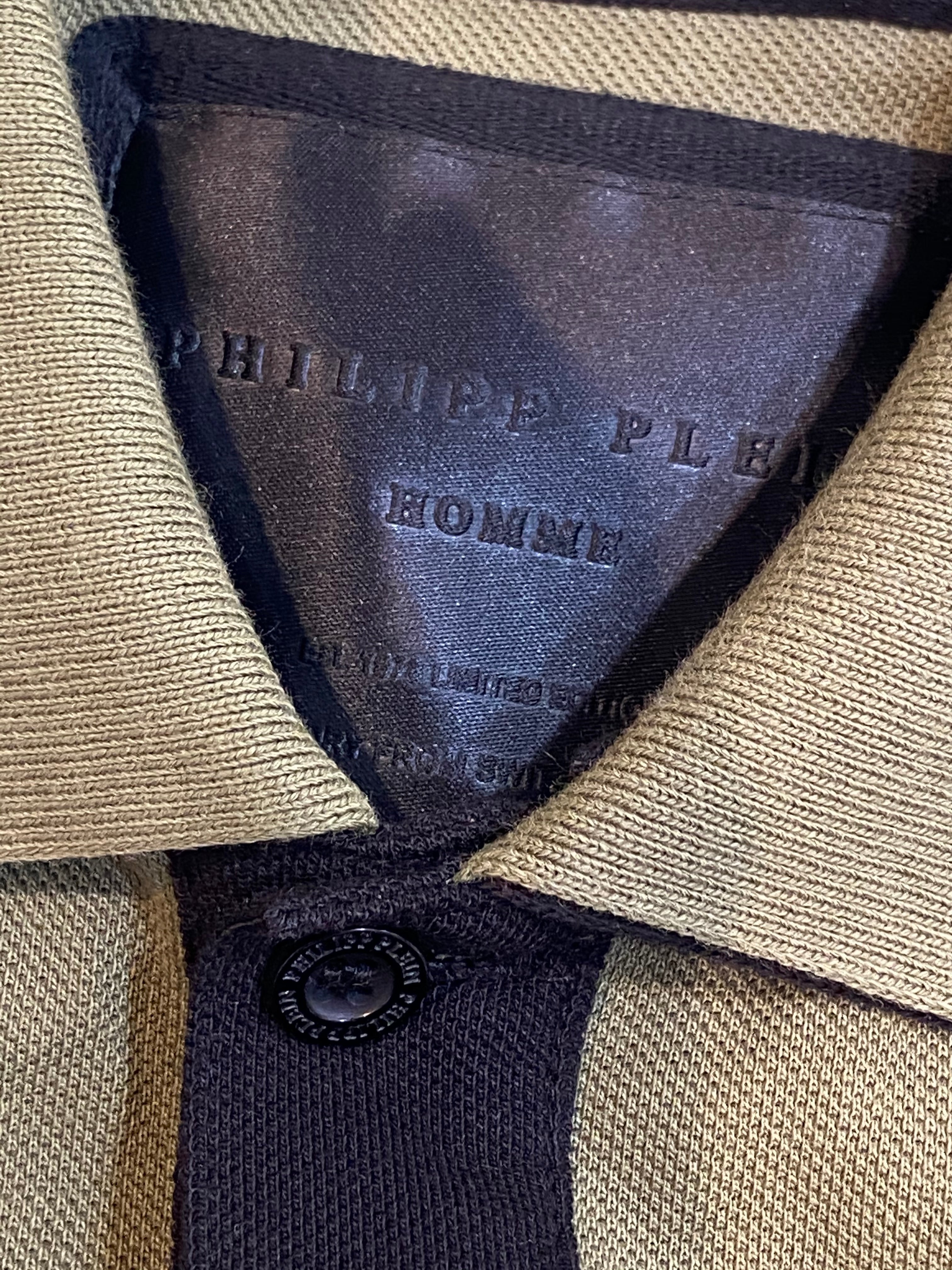 PHILIPP PLEIN SKULL LOGO POLO SHIRT