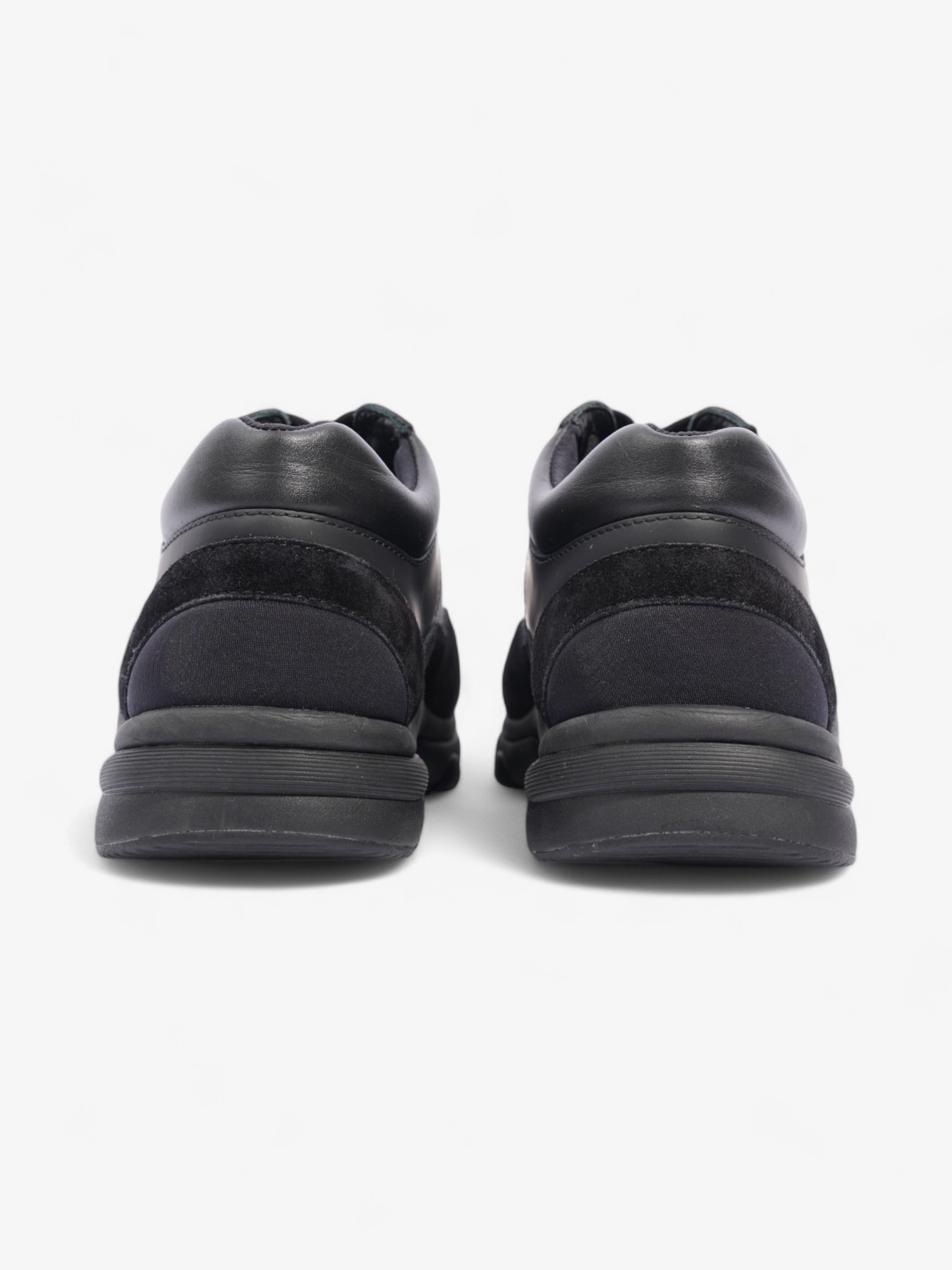 Chanel CC Logo Black Suede EU 37 UK 4