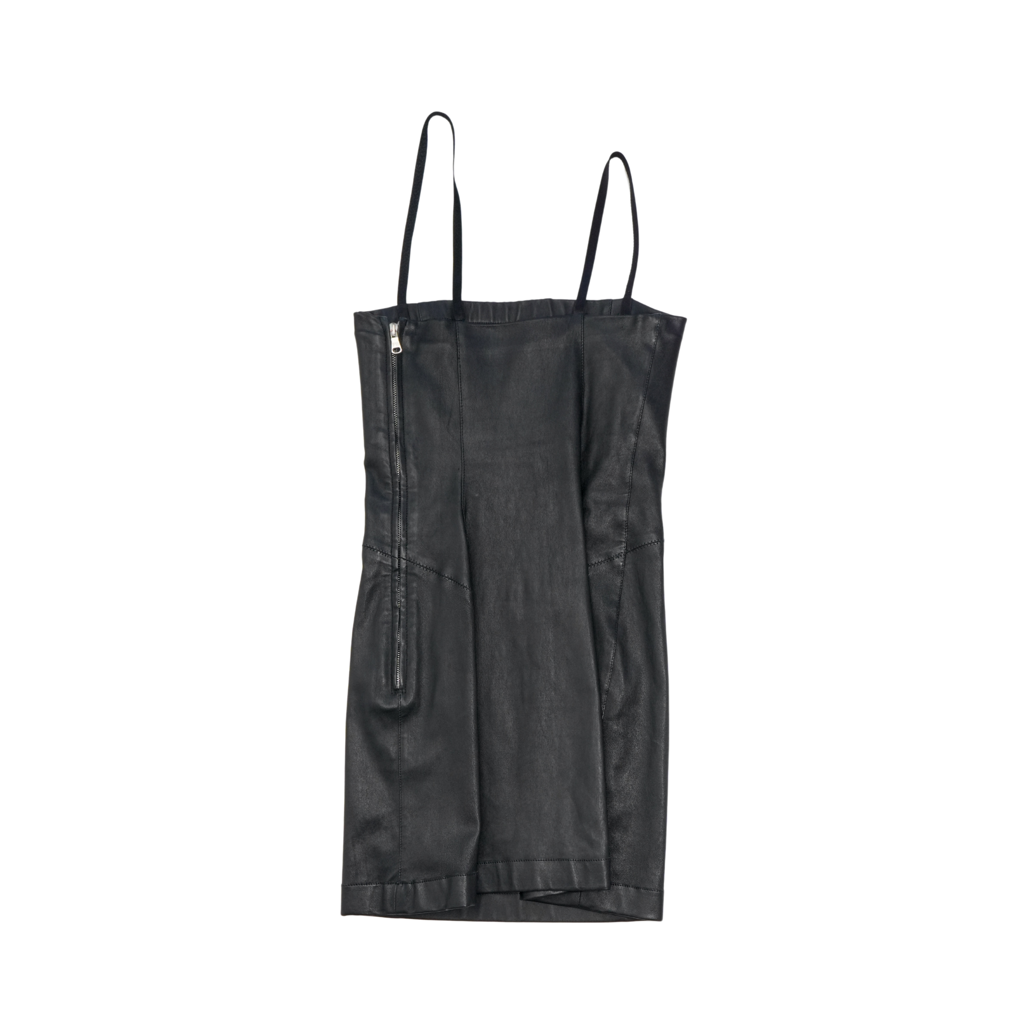 Pierre Balmain Leather Mini Dress - Women's 42