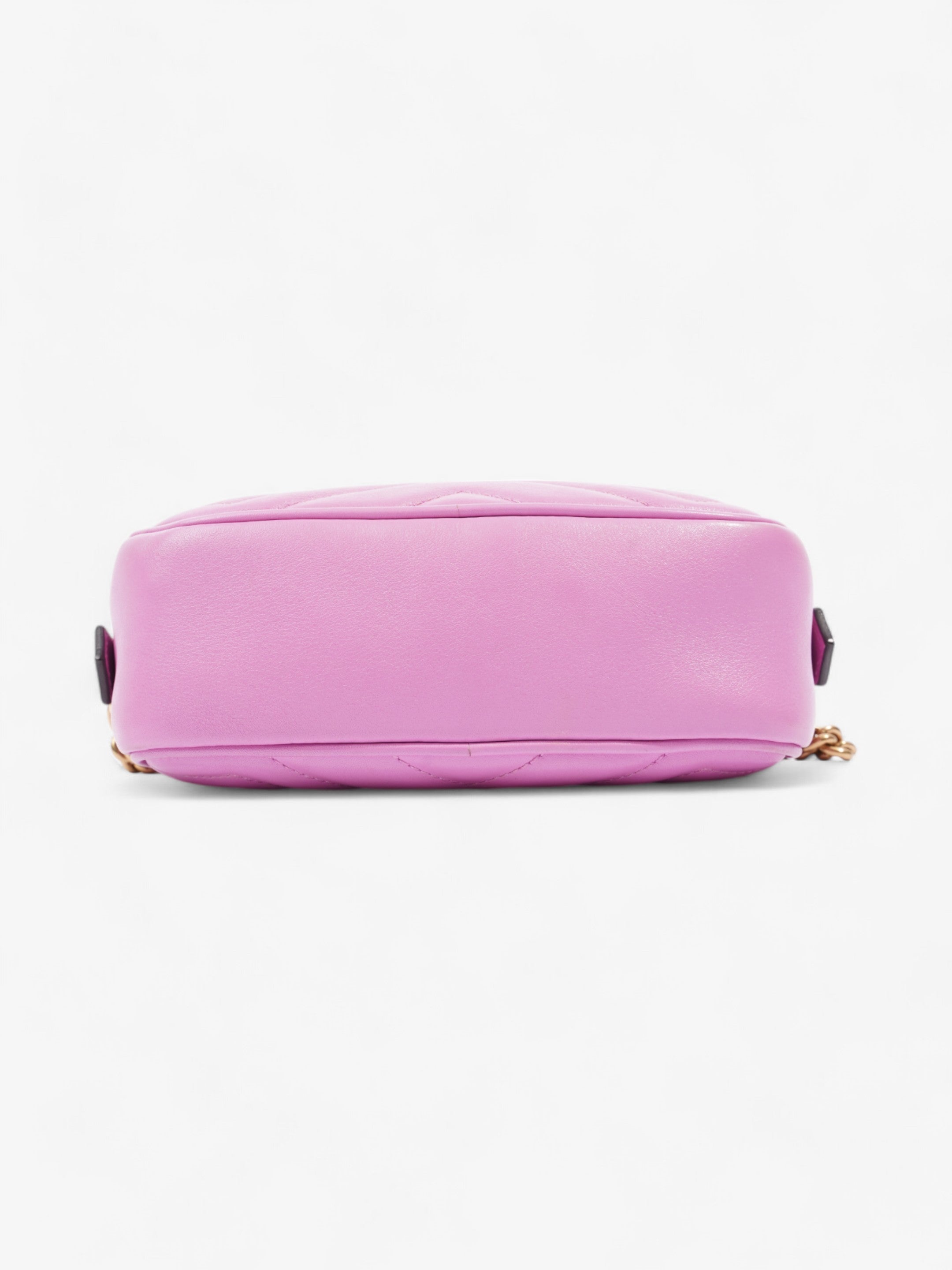 Gucci GG Marmont Camera Pink Matelasse Leather Mini