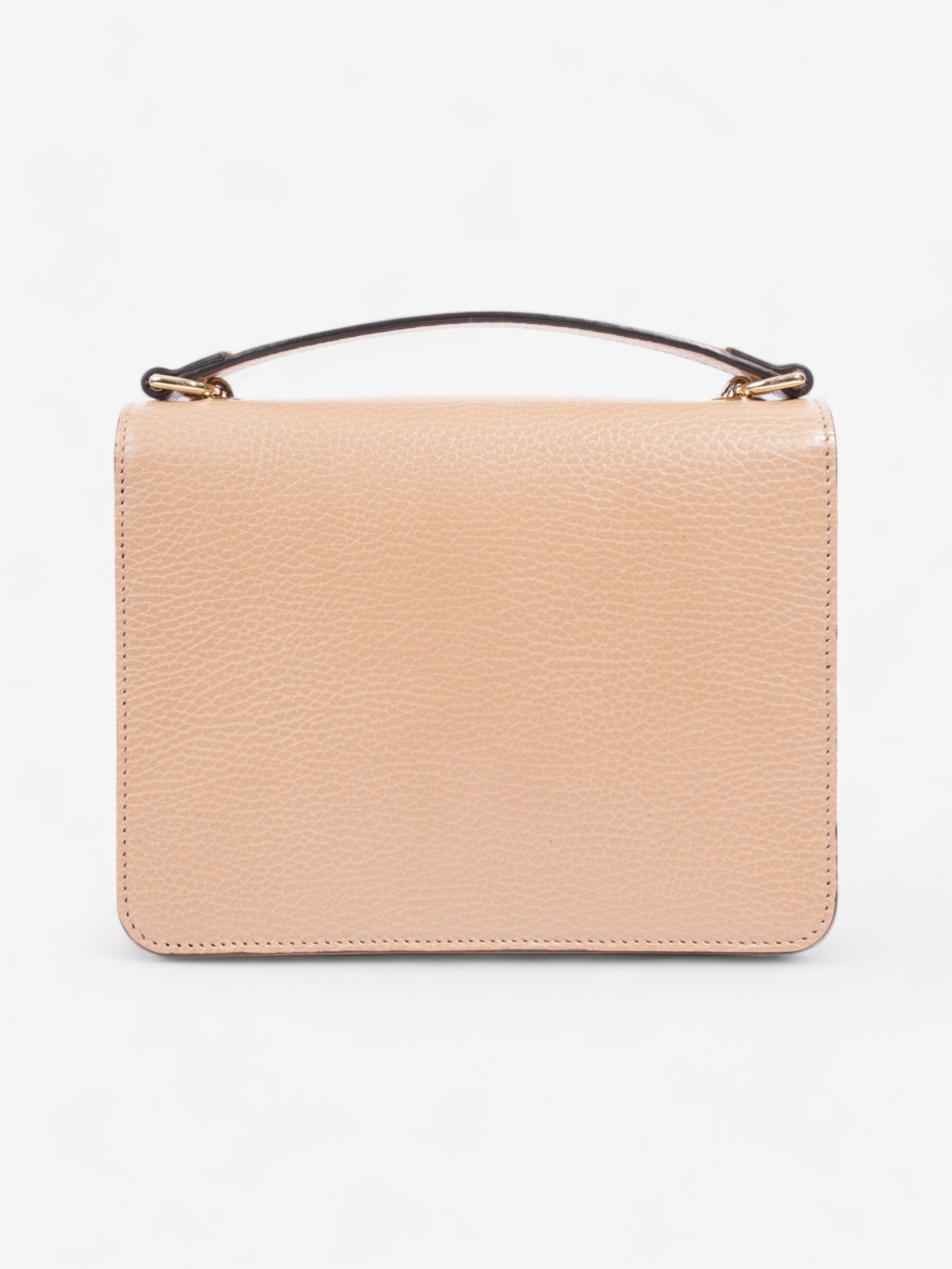 Gucci Dollar Interlocking G Camelia Calfskin Leather Small