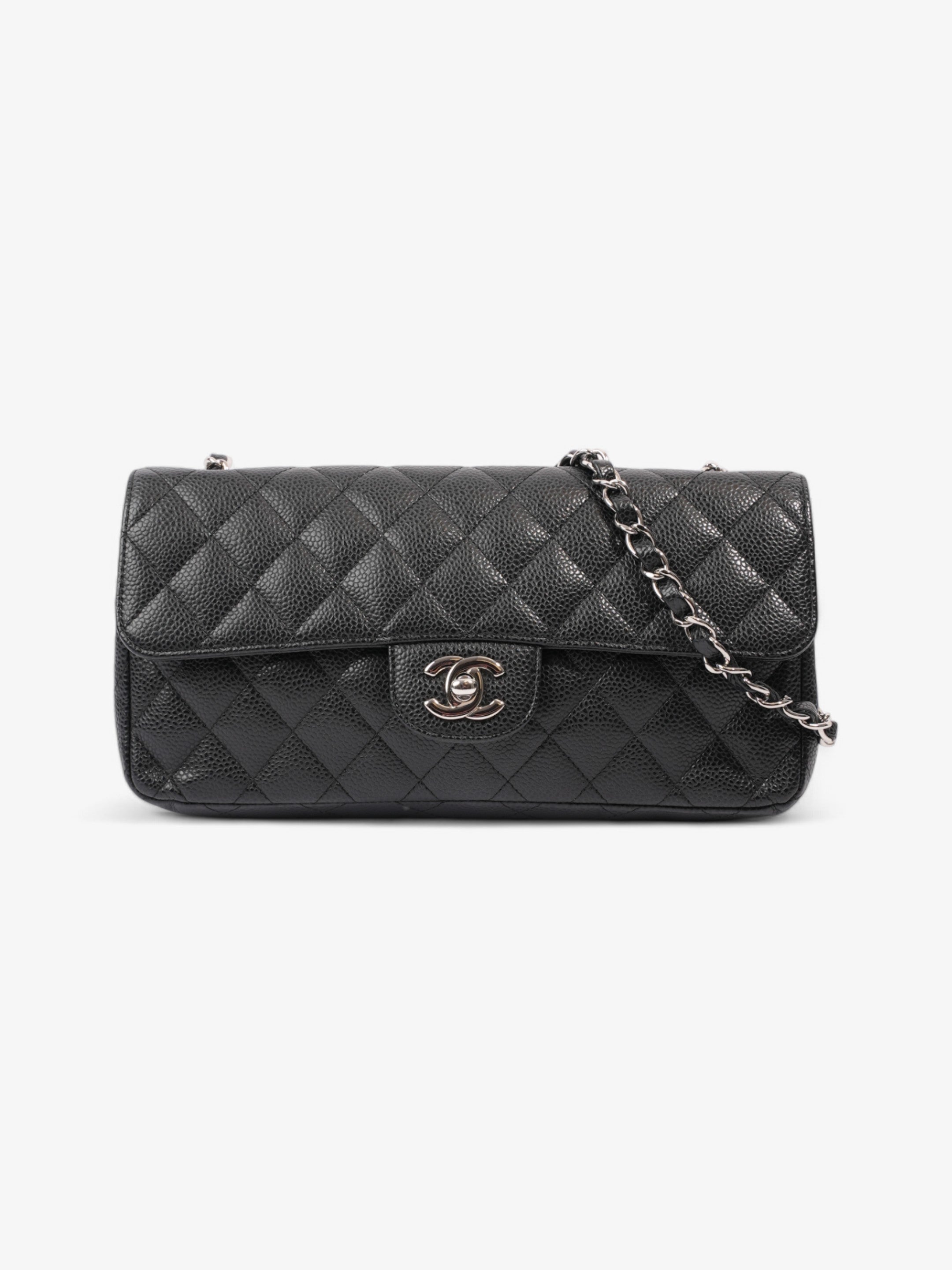 Chanel East West Black Caviar Leather