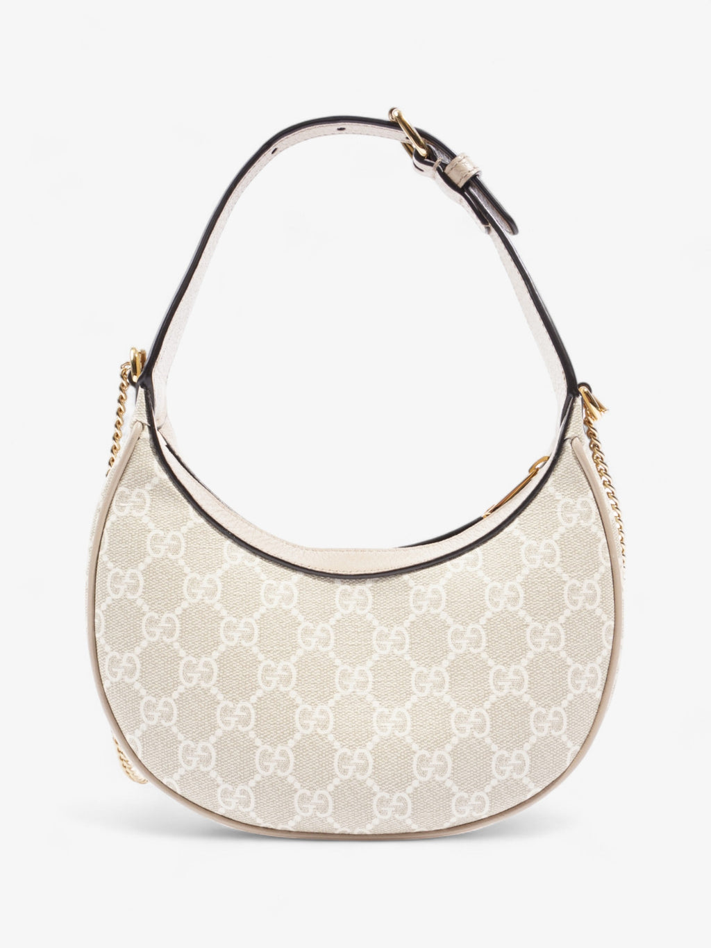 Gucci Ophidia GG Supreme / Beige / White Coated Canvas Mini