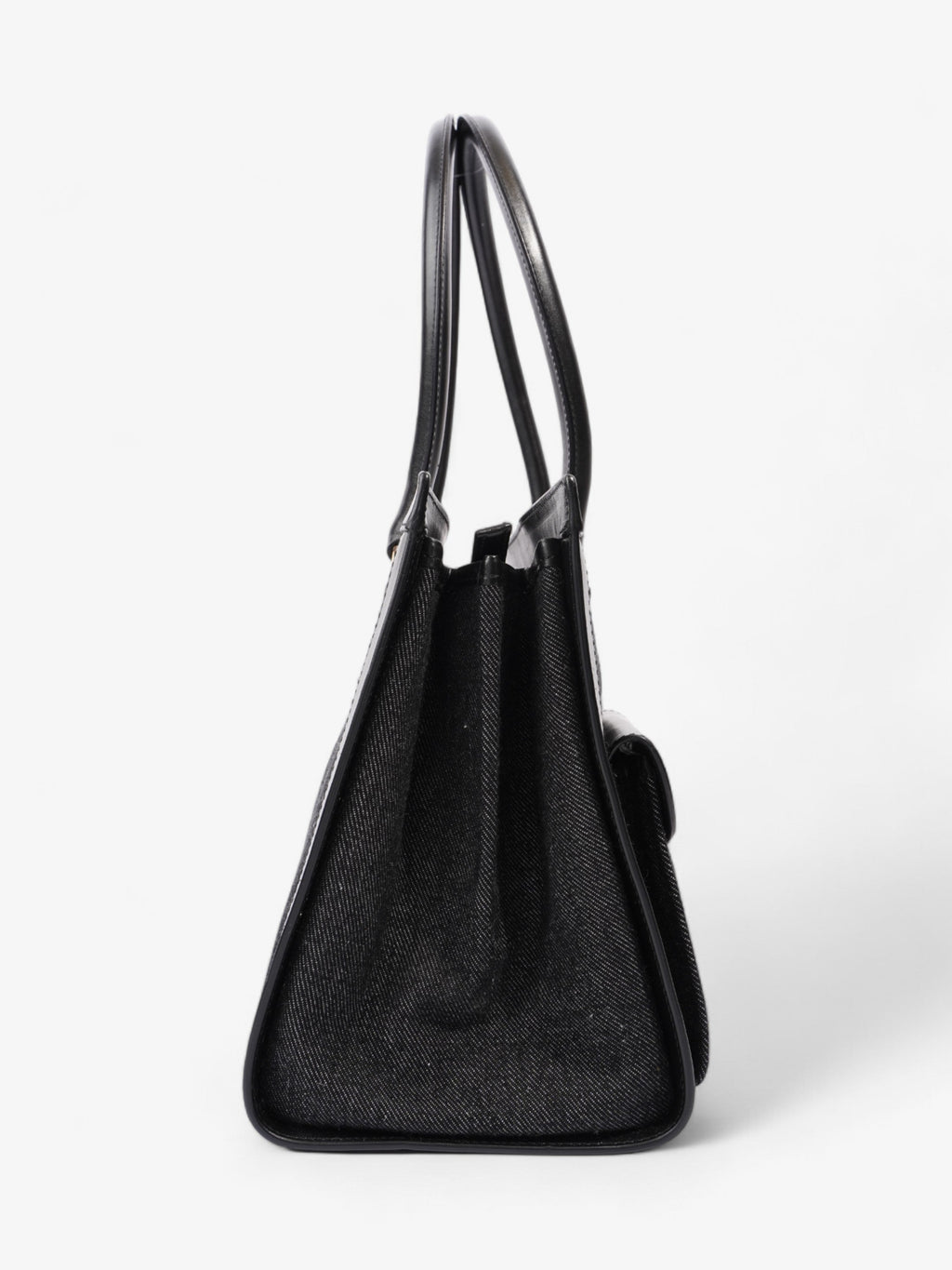 Christian Dior Book Tote Black Denim