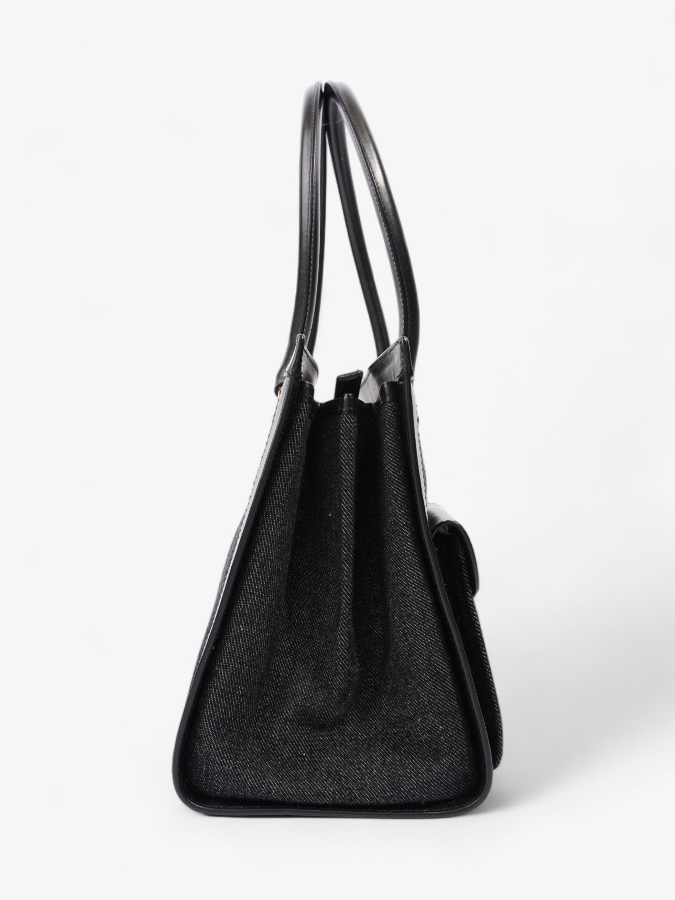 Christian Dior Book Tote Black Denim