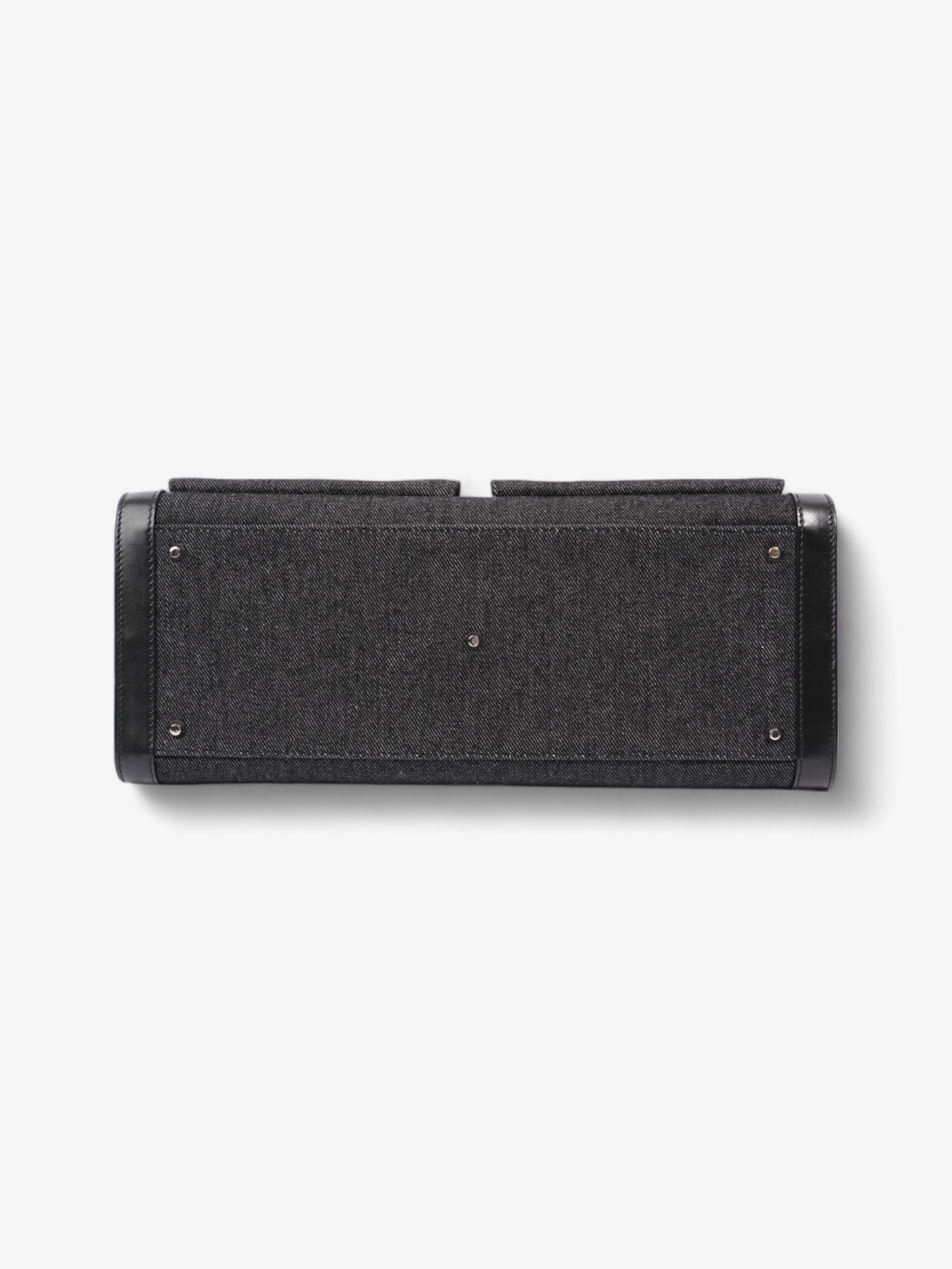 Christian Dior Book Tote Black Denim