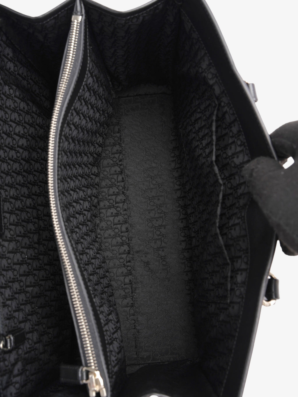Christian Dior Book Tote Black Denim